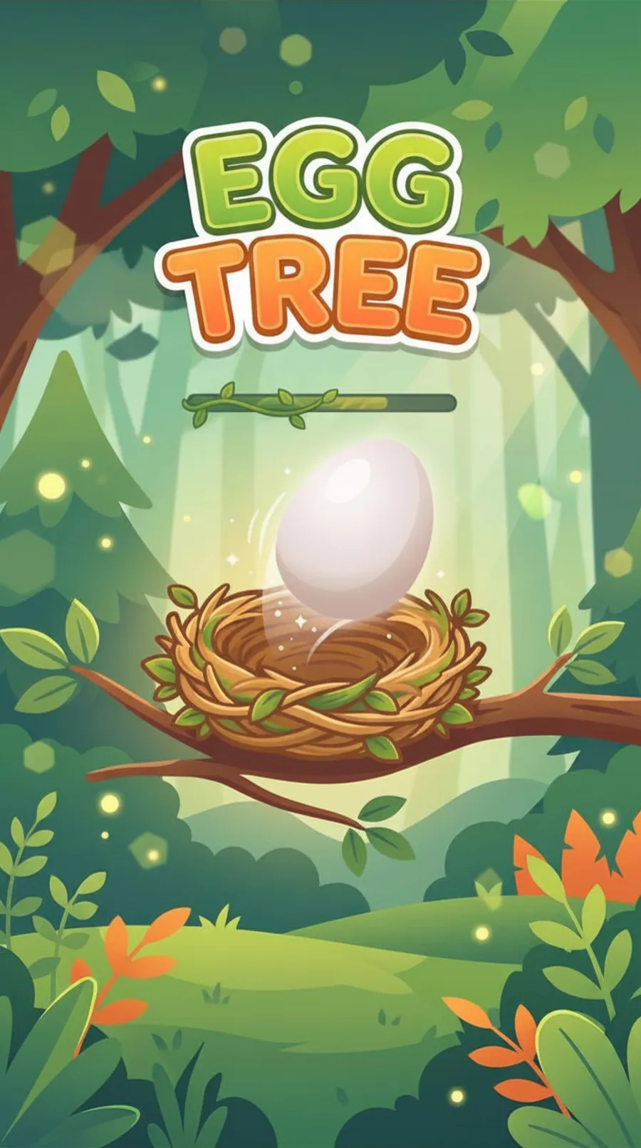Pantalla de inicio de Egg Tree